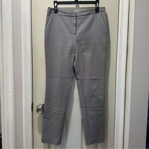 Calvin Klein Gray Trousers Women’s Size 6 Slim Mid Rise Office Business Neutral